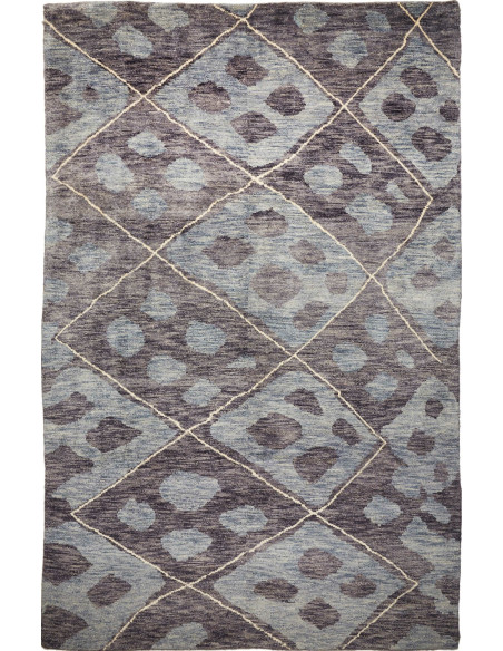 Rug Berber Pakistan 201x309 Blue Grey