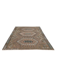 Hand Made Rug Kilim Afghanistan 168x240 Brown B 2