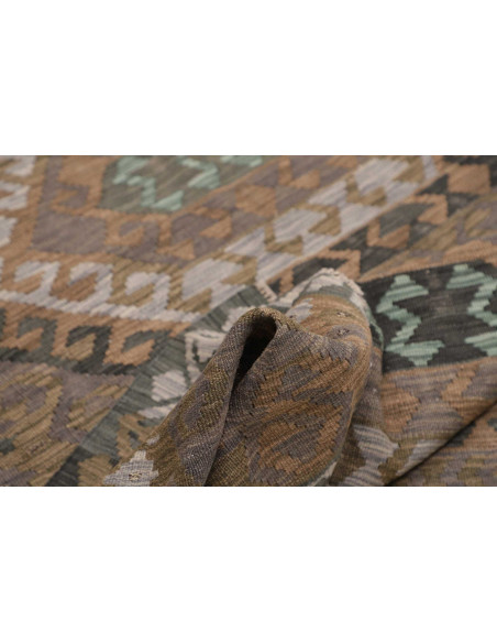 Hand Made Rug Kilim Afghanistan 168x240 Brown B