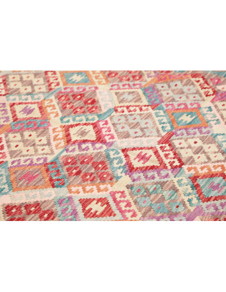 Hand Made Rug Kilim Afghanistan 173x242 Aqua Gr