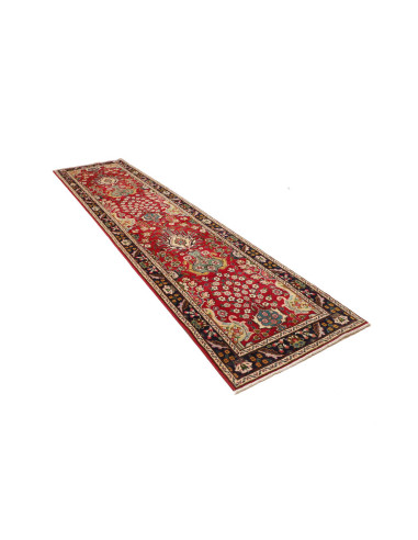 Tappeto Tabriz Persia marrone giallo 82x342