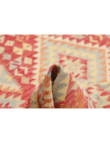 Hand Made Rug Kilim Afghanistan 184x241 Red Bei