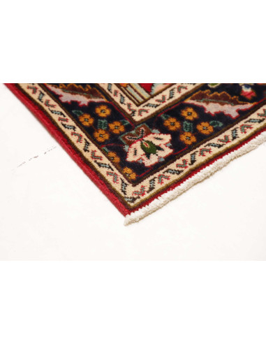 Tappeto Tabriz Persia marrone giallo 82x342