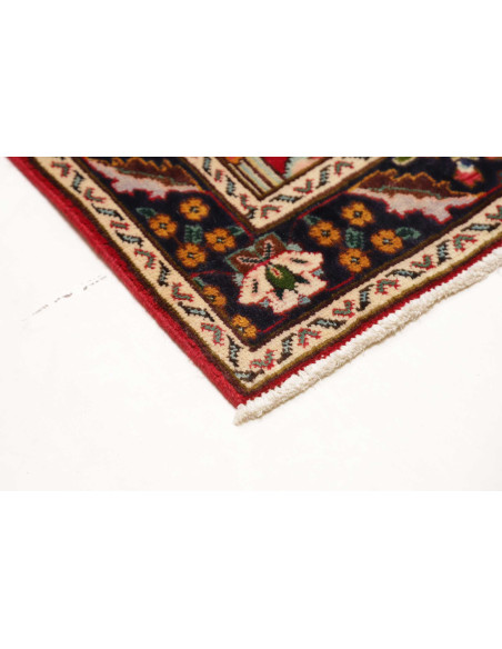 Tappeto Tabriz Persia marrone giallo 82x342