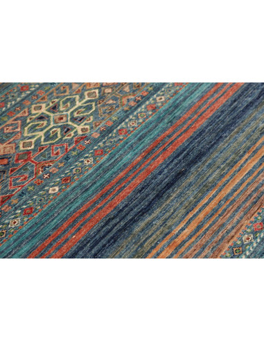 Hand Made Rug Rubin Pakistan 103x148 Blue Orang