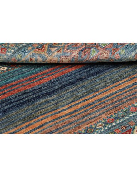 Hand Made Rug Rubin Pakistan 103x148 Blue Orang