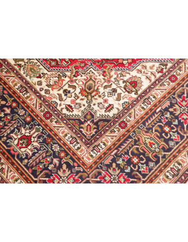 Rug Tabriz Persia brown yellow 195x288