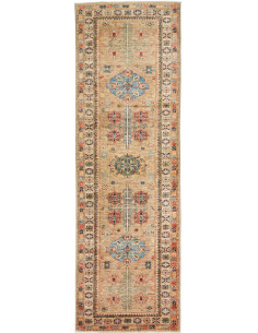 Rug Kazak Fine Pakistan 81x256 Sand Beige Sky B
