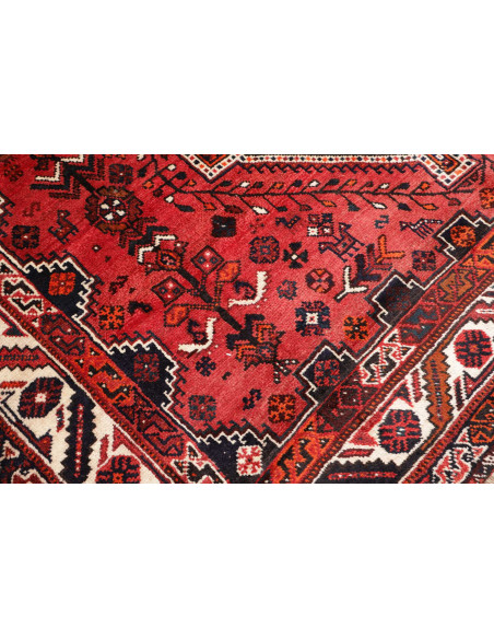 Rug Shiraz Persia maroon yellow 225x318