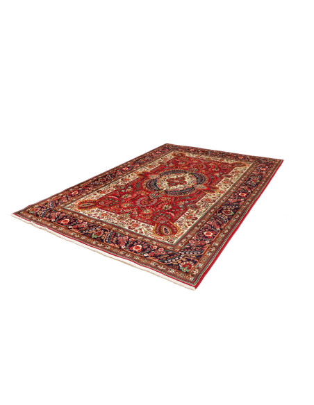 Tappeto Tabriz Persia marrone giallo 203x285