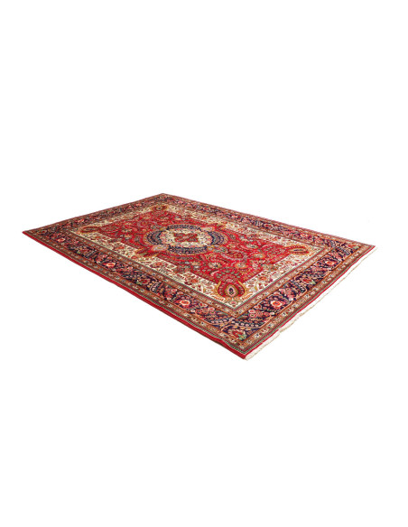 Tappeto Tabriz Persia marrone giallo 203x285