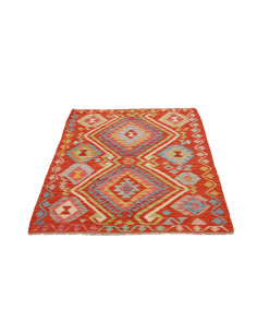 Hand Made Rug Kilim Afghanistan 102x146 Red Ora 2