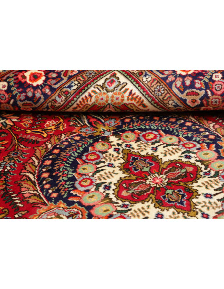 Tappeto Tabriz Persia marrone giallo 203x285