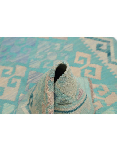 Hand Made Rug Kilim Afghanistan 100x147 Turquoi