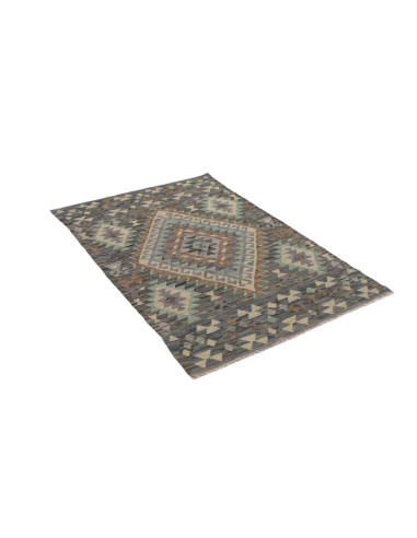 Tappeto Originale Kilim Afghanistan 100x149 Blu