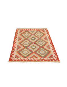 Hand Made Rug Kilim Afghanistan 97x149 Terracot 2