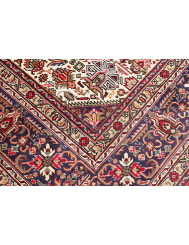 Tappeto Tabriz Persia marrone blu 200x298