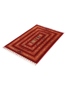 Hand Made Rug Siva Pakistan 80x116 Brick Red Go 2