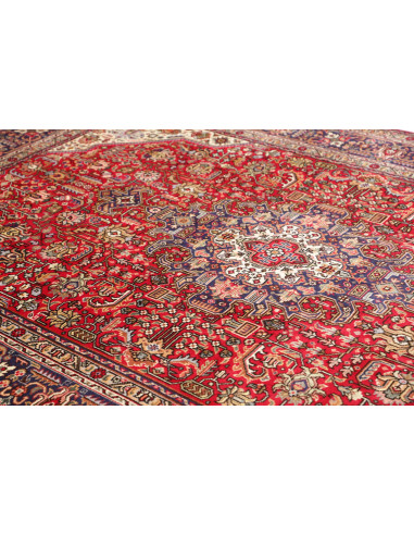 Tappeto Tabriz Persia marrone blu 200x298