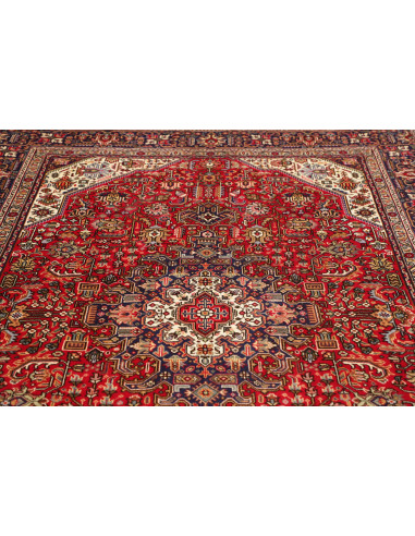 Tappeto Tabriz Persia marrone blu 200x298