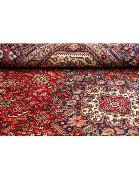 Tappeto Tabriz Persia marrone blu 200x298