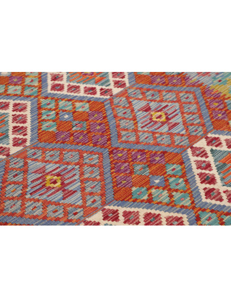 Hand Made Rug Kilim Afghanistan 124x204 Orange