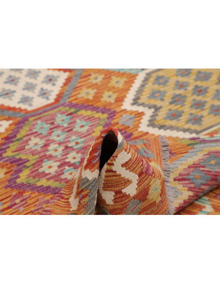 Hand Made Rug Kilim Afghanistan 125x196 Orange