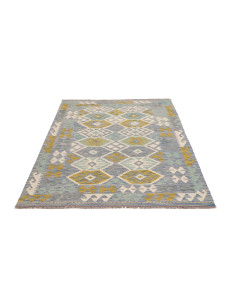 Tappeto Originale Kilim Afghanistan 127x188 Blu 2
