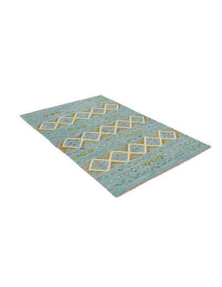 Hand Made Rug Kilim Afghanistan 123x176 Aqua Bl