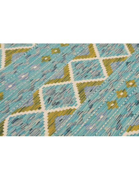 Hand Made Rug Kilim Afghanistan 123x176 Aqua Bl