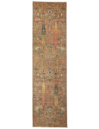 Tappeto Shahi Fine Pakistan 80x294 Marrone Terr