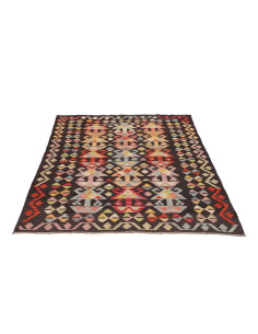 Hand Made Rug Kilim Afghanistan 119x174 Black M 2