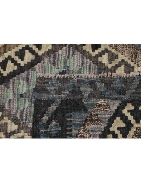 Hand Made Rug Kilim Afghanistan 122x175 Grey Bl