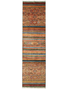 Rug Samarkand Pakistan 82x306 Terracotta Orange