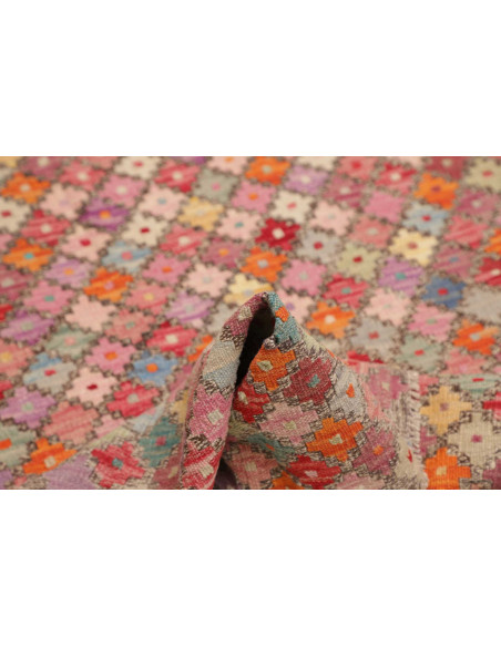 Hand Made Rug Kilim Afghanistan 132x163 Pink Mu