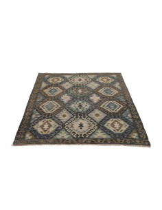 Tappeto Originale Kilim Afghanistan 128x178 Blu 2