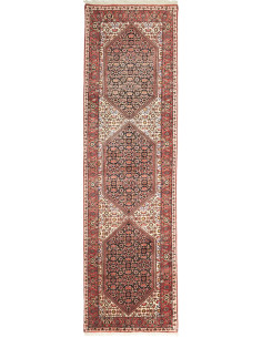 Bidjar 68x255 Cm Bidjar, Persia, Lana Cardata A Mano
