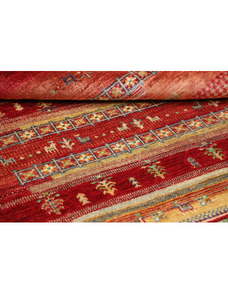 Hand Made Rug Siva Pakistan 124x186 Terracotta