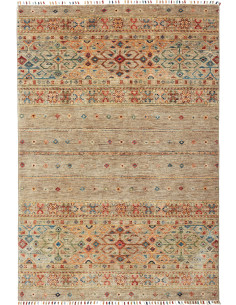Tappeto Rubin Pakistan 125x184 Beige Ruggine Te