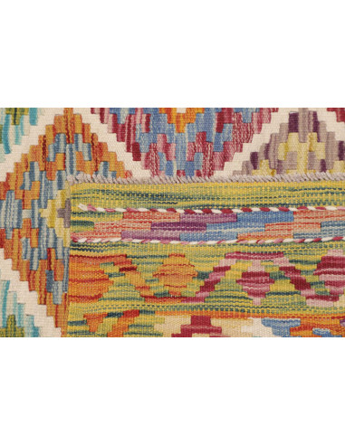 Hand Made Rug Kilim Afghanistan 105x151 Green M