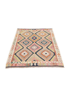 Tappeto Originale Kilim Afghanistan 100x189 Blu 2