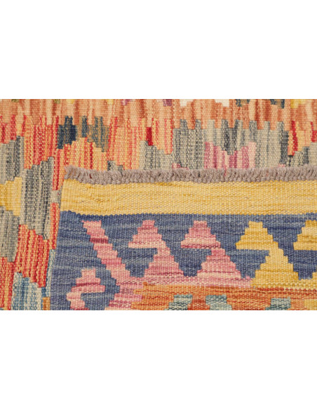 Hand Made Rug Kilim Afghanistan 100x193 Orange
