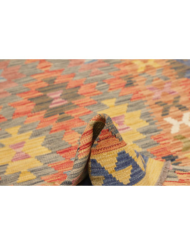 Hand Made Rug Kilim Afghanistan 100x193 Orange