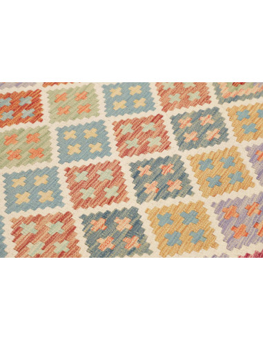 Hand Made Rug Kilim Afghanistan 102x216 Pastel