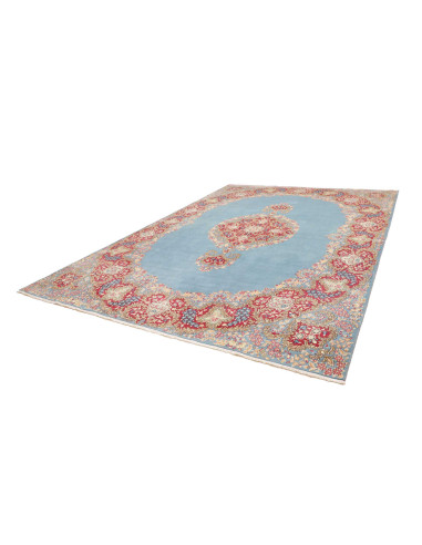 Rug Kerman Persia sky blue 280x385
