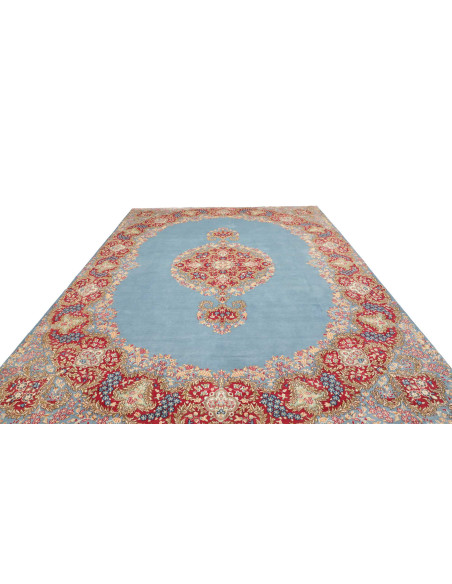 Rug Kerman Persia sky blue 280x385