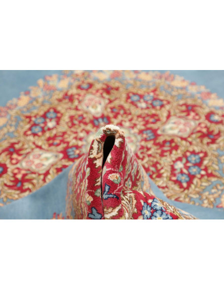 Rug Kerman Persia sky blue 280x385