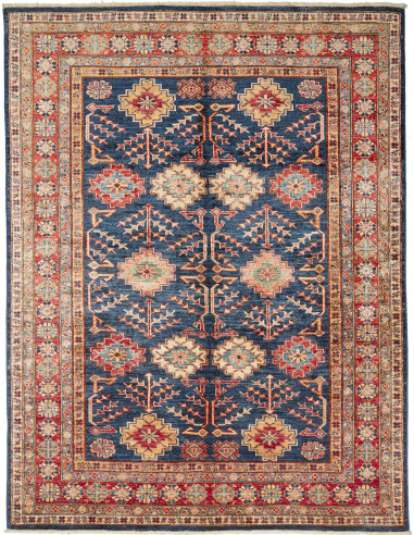Rug Kazak Fine Pakistan 153x198 Deep Blue Rusty