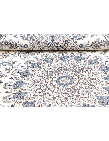 Hand Made Rug Nain Kashmar Persia 244x296 Cream