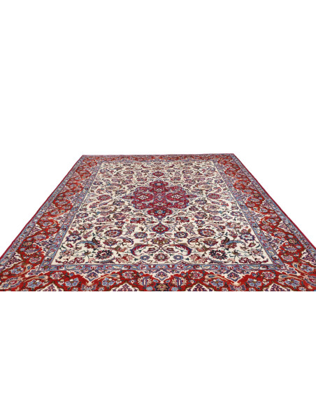 Hand Made Rug Mashad Persia 250x322 Red Cream